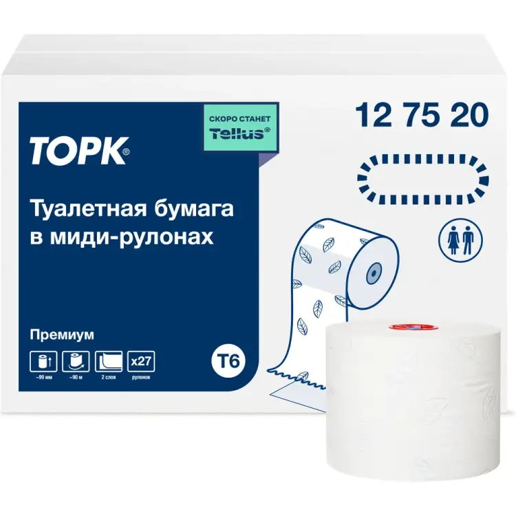 Мягкая бумага TORK Premium 21667 Мягкая бумага TORK Premium 21667