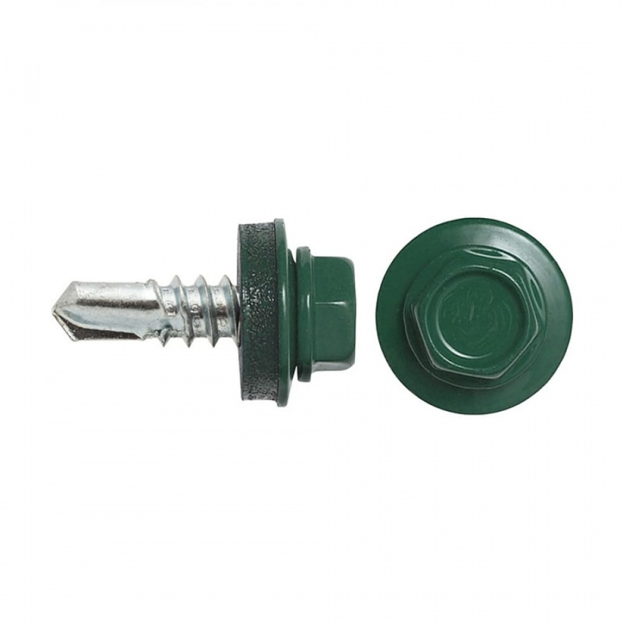 Кровельный саморез swfs ZP 4,8х35 RAL-6005 250 шт.