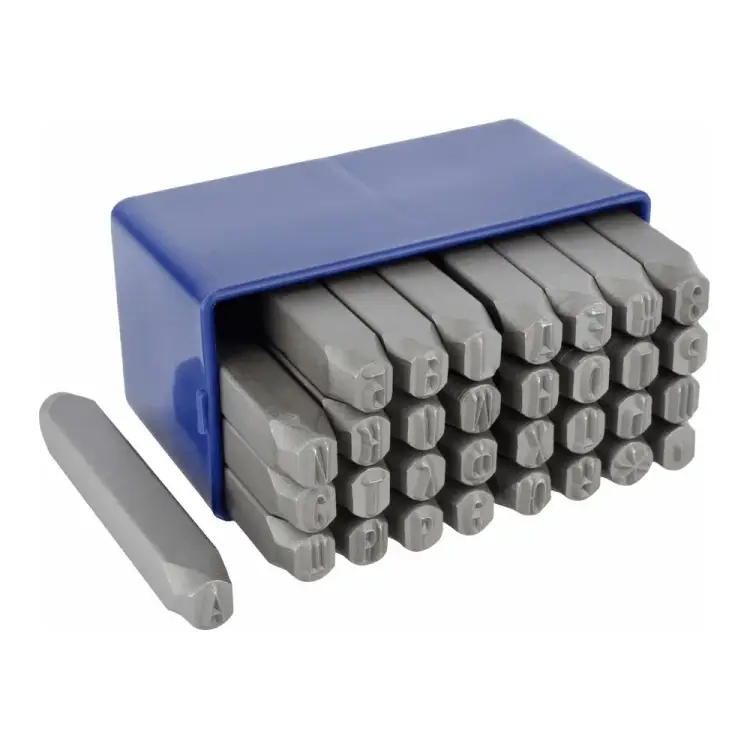 Набор стальных буквенных клейм Beril 552006 12238