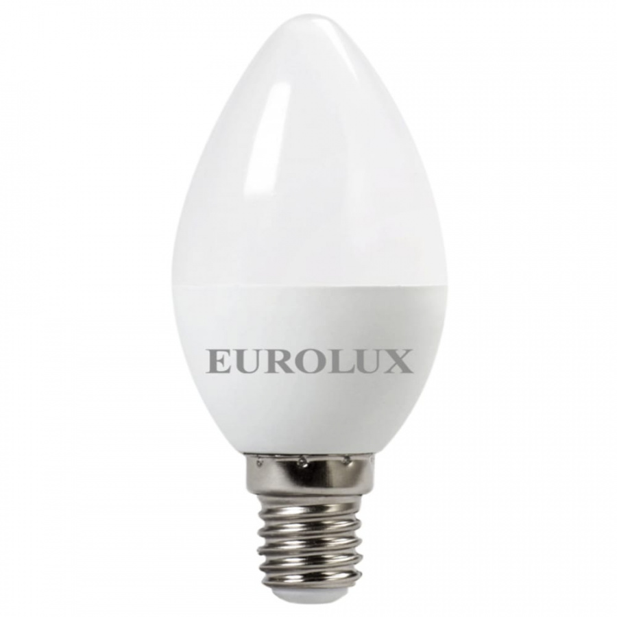 Светодиодная лампа Eurolux LL-E-C37-7W-230-4K-E14