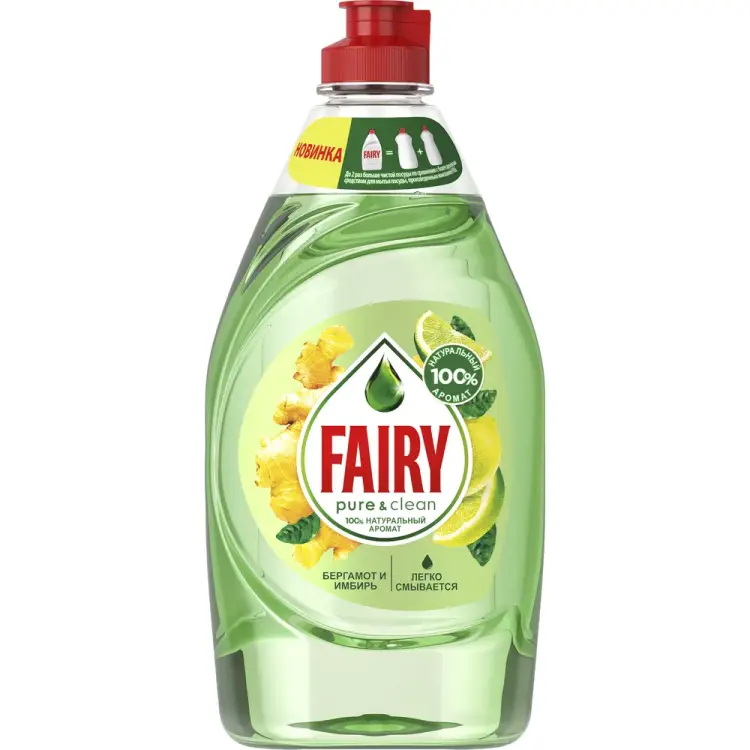 Средство для мытья посуды FAIRY Pure&Clean Бергамот и Имбирь 1009627
