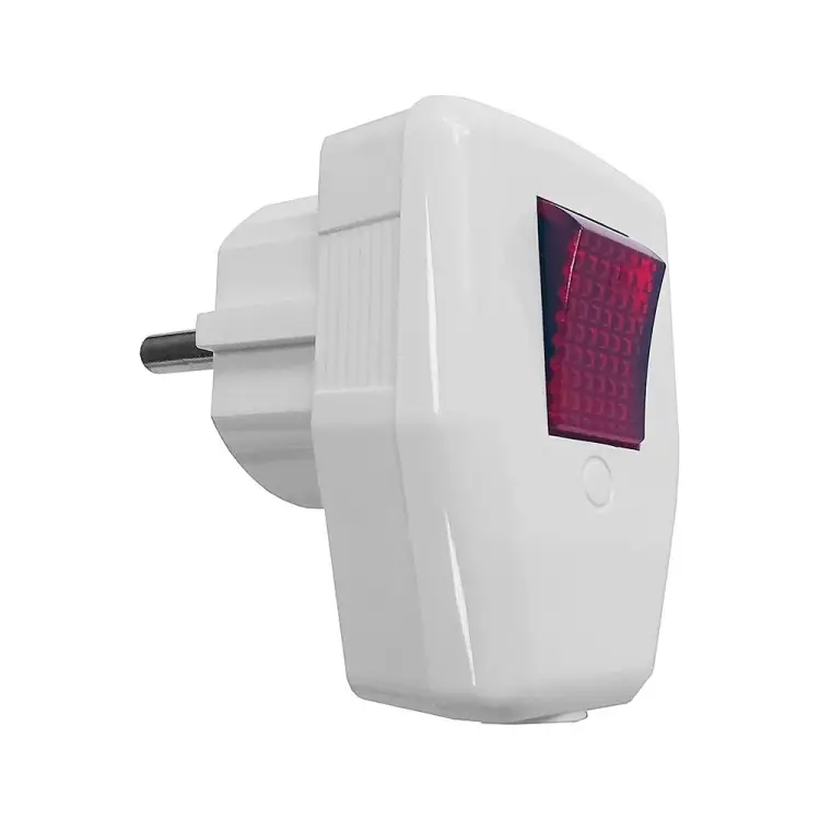 Угловая вилка с выключателем DORI 46288