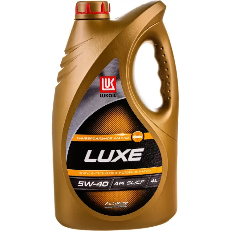 Полусинтетическое моторное масло Лукойл ЛЮКС SAE 5W-40, API SL/CF 19190