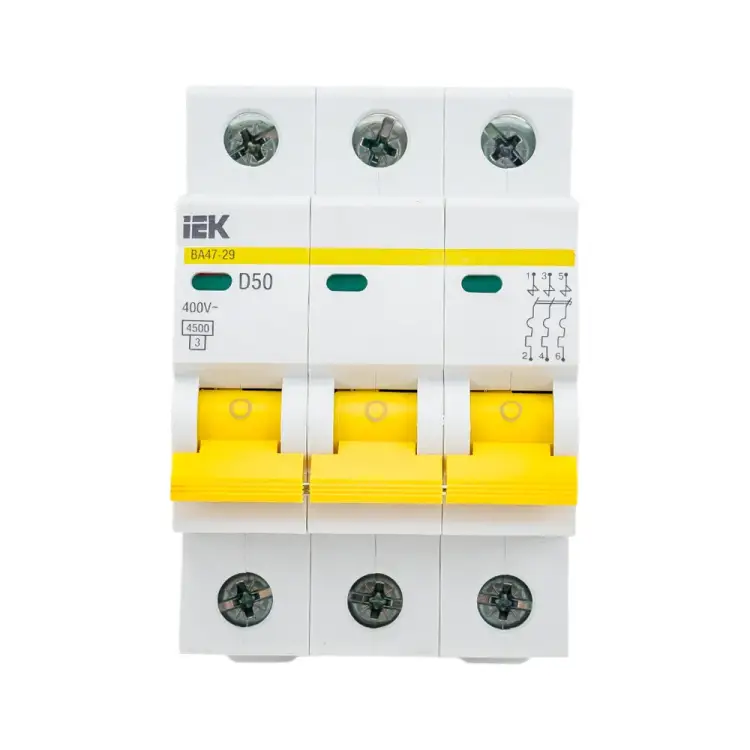 Автоматический выключатель IEK ВА47-29 MVA20-3-050-D