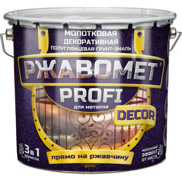 Грунт эмаль для металла Красковия PROFI DECOR ER-00004885 Грунт эмаль для металла Красковия PROFI DECOR ER-00004885