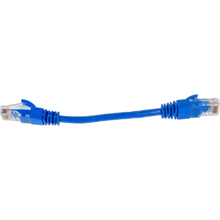 Неэкранированный патч-корд Cabeus PC-UTP-RJ45-Cat.5e-0.15m-BL