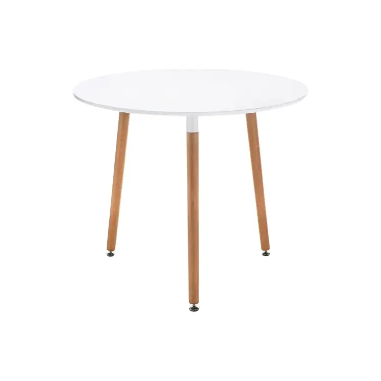 Деревянный стол Woodville Lorini 90 white / wood 15362