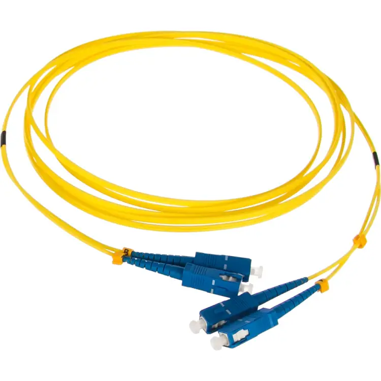 Соединительный волоконно-оптический шнур NIKOMAX NMF-PC2S2C2-SCU-SCU-003 Соединительный волоконно-оптический шнур NIKOMAX NMF-PC2S2C2-SCU-SCU-003