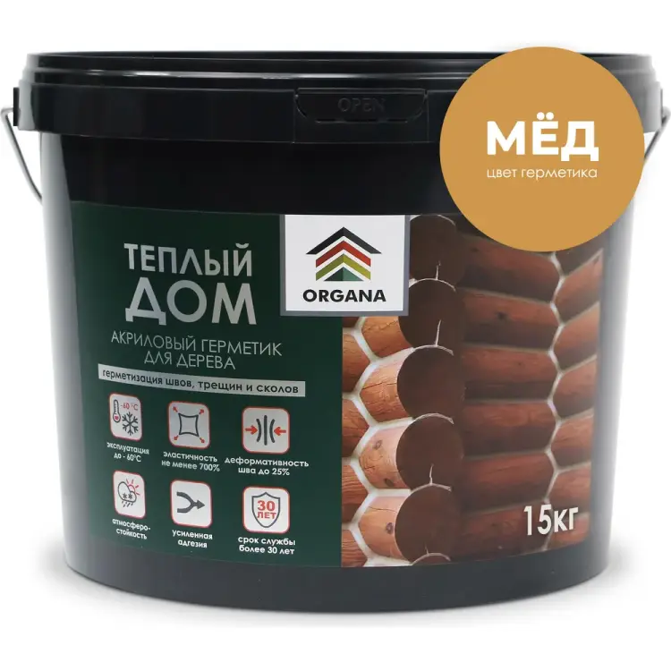Теплый шов герметик Organa Log Sealant 108520