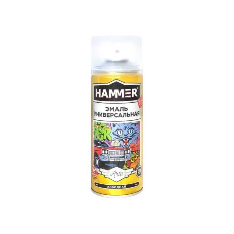 Универсальная аэрозольная эмаль Hammer ЭК000139916
