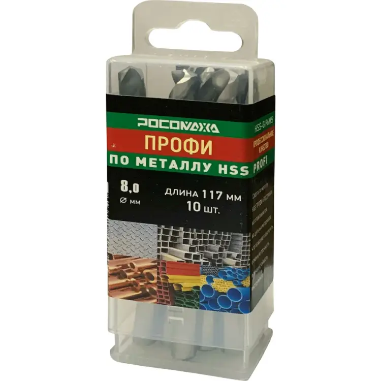 Сверло по металлу РОСОМАХА 703080