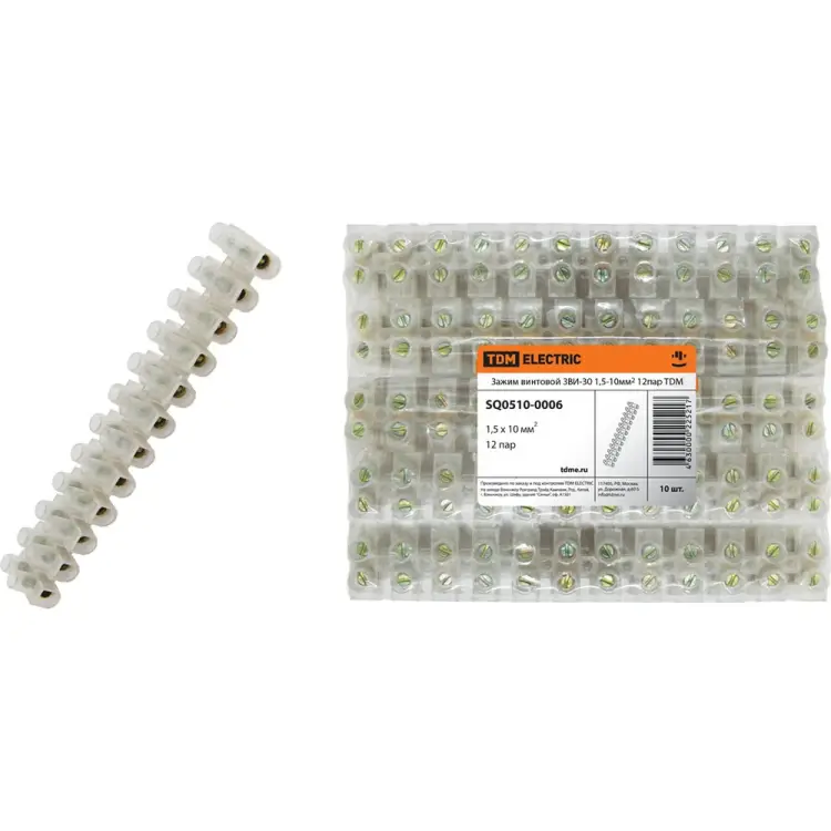 Клеммник TDM ELECTRIC ЗВИ-30 SQ0510-0006