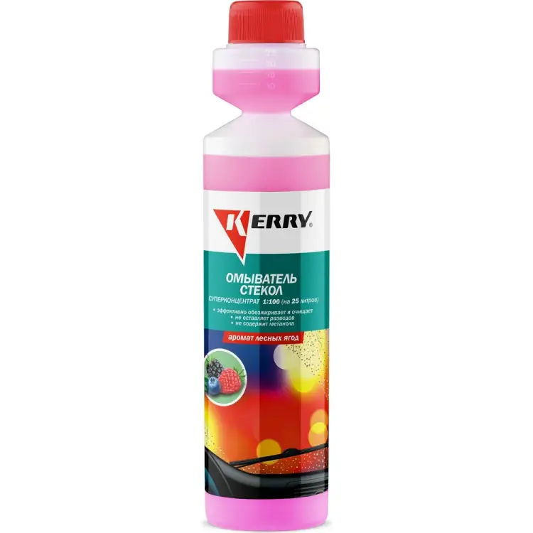 Омыватель стекол KERRY лесные ягоды, суперконцентрат, 270 мл KR-337