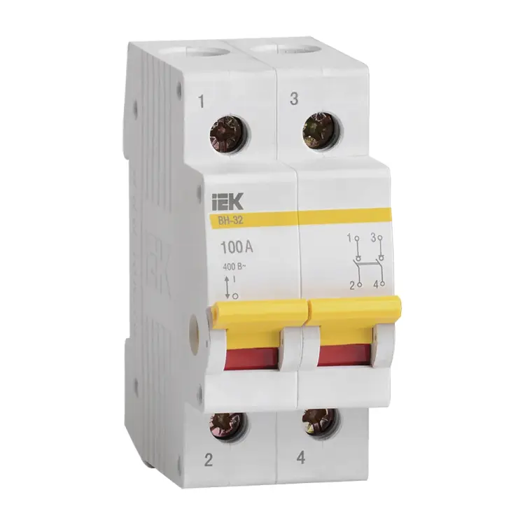 Выключатель нагрузки IEK ВН-32 2п 100A MNV10-2-100