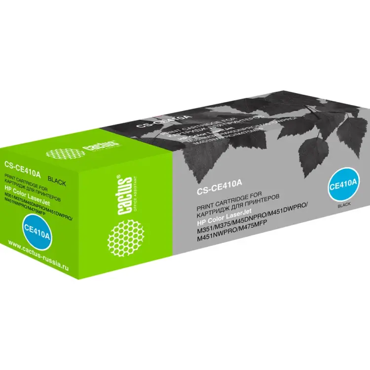 Лазерный картридж для hp lj pro 300/m351/400/m451 Cactus ce410a 807232