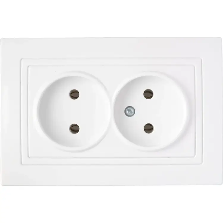 Двухместная розетка BYLECTRICA УЮТ РС16-343