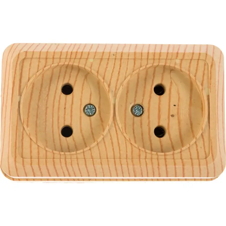 Двухместная розетка UNIVersal Олимп 5560858