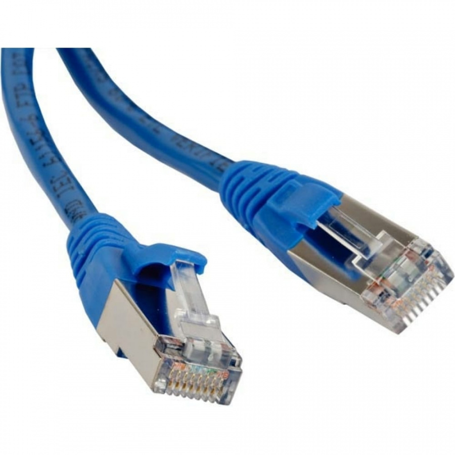 Экранированный патч-корд Hyperline PC-LPM-STP-RJ45-RJ45-C5e-2M-LSZH-BL