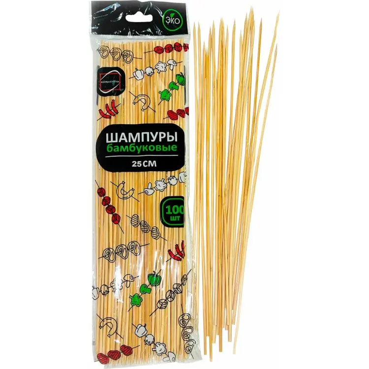 Бамбуковые шпажки-шампуры для шашлыка ОФИСМАГ КП 107949 700661 Бамбуковые шпажки-шампуры для шашлыка ОФИСМАГ КП 107949 700661