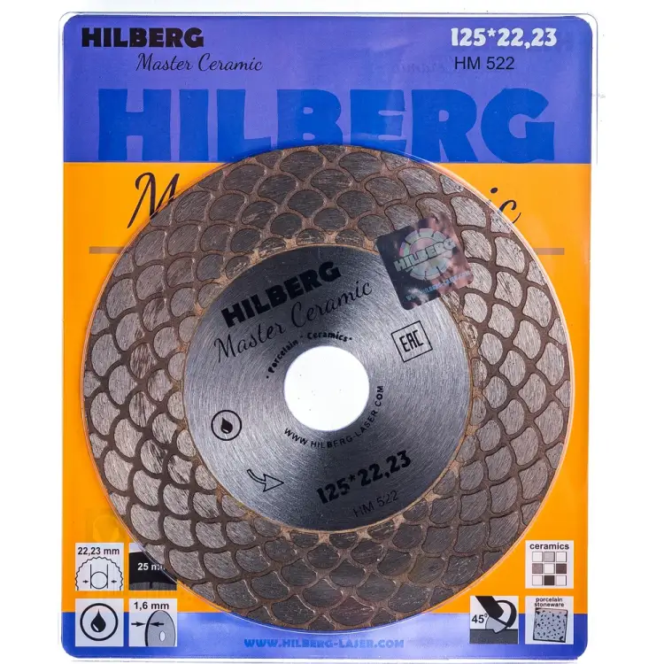 Отрезной алмазный диск Hilberg Master Ceramic HM522 Отрезной алмазный диск Hilberg Master Ceramic HM522