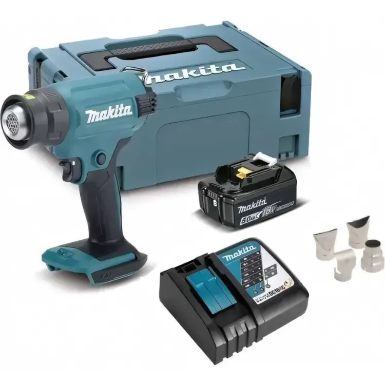 Аккумуляторный тепловой пистолет Makita LXT DHG180RT1J