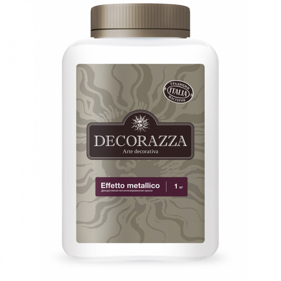 Декоративная металлизированная краска Decorazza Effetto metallico Oro EM 800