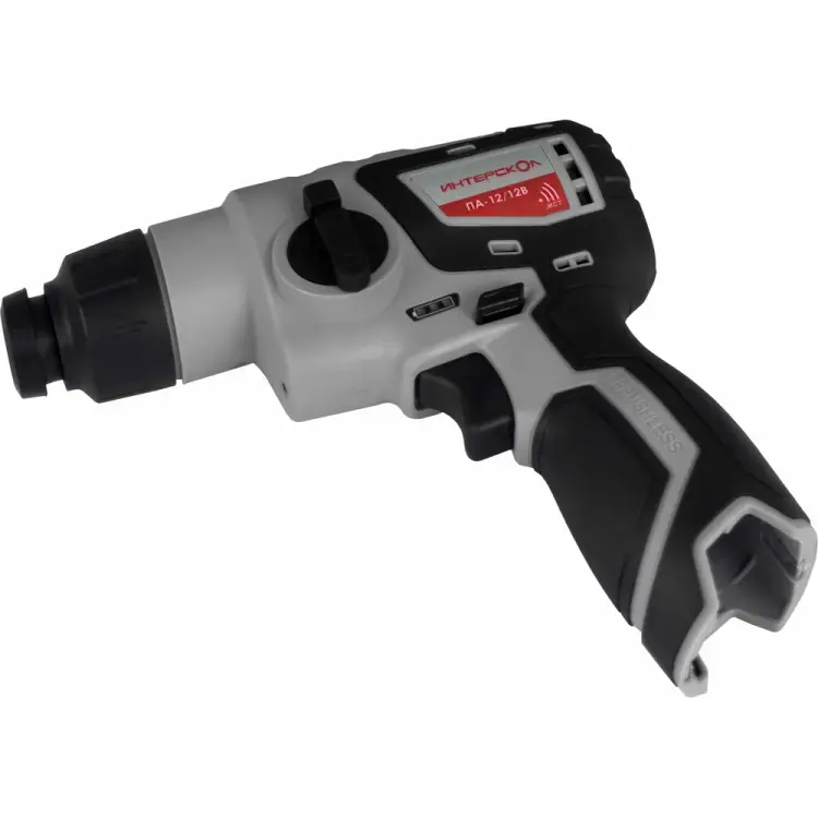 Бесщеточный аккумуляторный перфоратор Интерскол ПА-12/12В Li-ion АПИ-Т 648.0.0.70