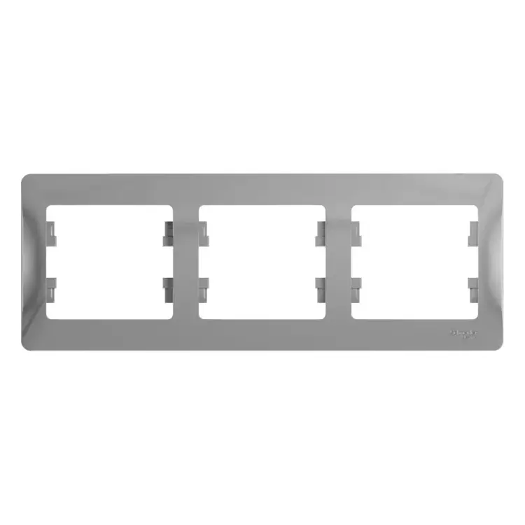 Горизонтальная трехпостовая рамка Systeme Electric GLOSSA GSL000303