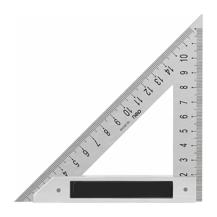 Треугольная стальная линейка DELI dl303150 104520