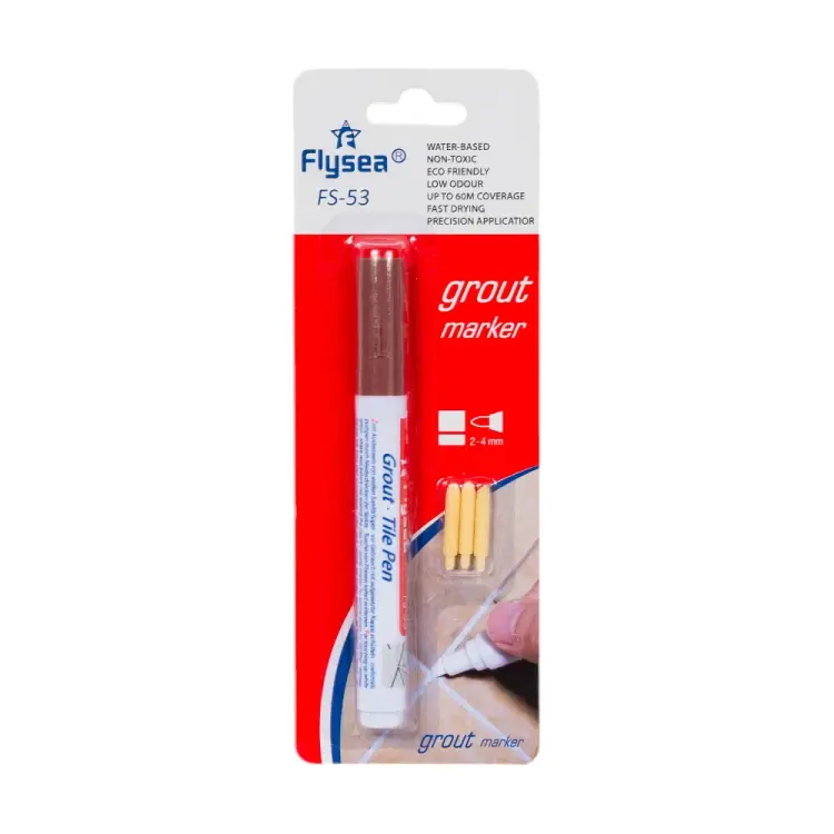 Маркер краска для плиточных швов Flysea Grout Marker FS-53BROWN