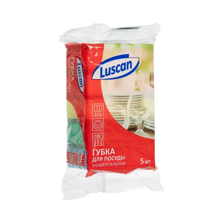Поролоновые губки для мытья посуды Luscan 1070940