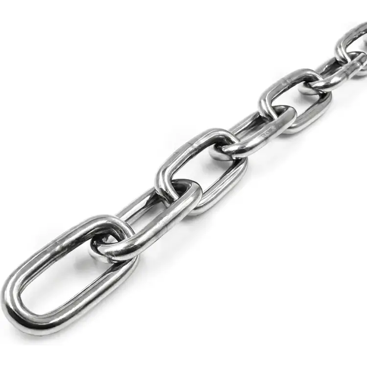 Сварная нержавеющая короткозвенная цепь KREPFIELD 766А2ЦЕПЬ2ММ-3 Сварная нержавеющая короткозвенная цепь KREPFIELD 766А2ЦЕПЬ2ММ-3