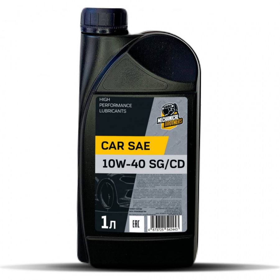 Полусинтетическое моторное масло MECHANICAL BROTHERS Car SAE 10W-40, SG/CD