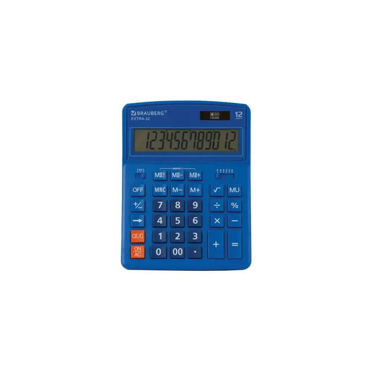 Настольный калькулятор BRAUBERG EXTRA-12-BU 250482 Настольный калькулятор BRAUBERG EXTRA-12-BU 250482