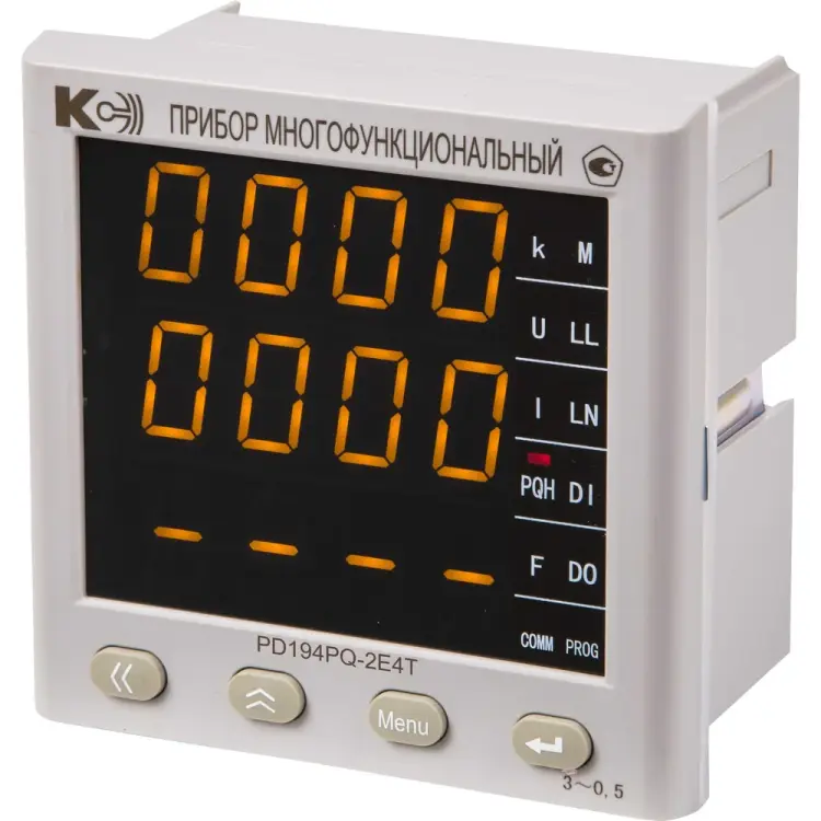 Многофункциональный прибор КС PD194PQ-2E4T-11001-5А/5А-380В-К-3.4-0,5 33094030