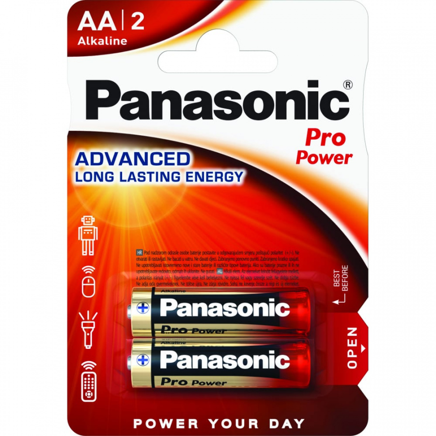 Элементы питания Panasonic LR6 PRO POWER