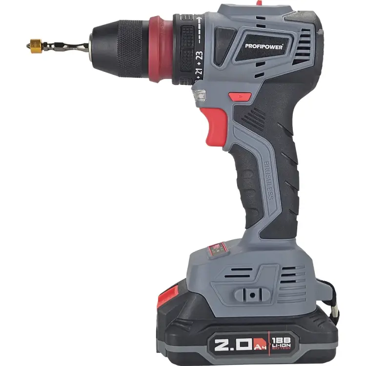 Аккумуляторный бесщеточный шуруповерт Profipower MKBL-18BM T0057 Аккумуляторный бесщеточный шуруповерт Profipower MKBL-18BM T0057