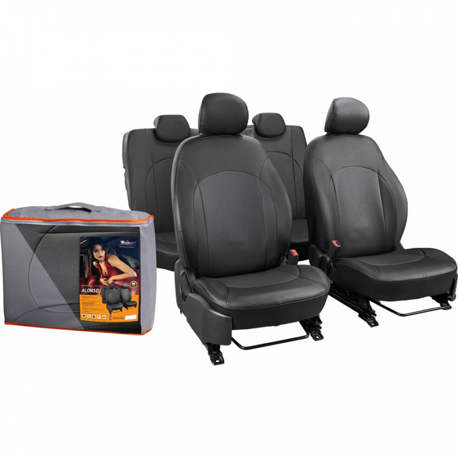 Автомобильные чехлы для Nissan X-Trail 07-14 г. Airline Alonso