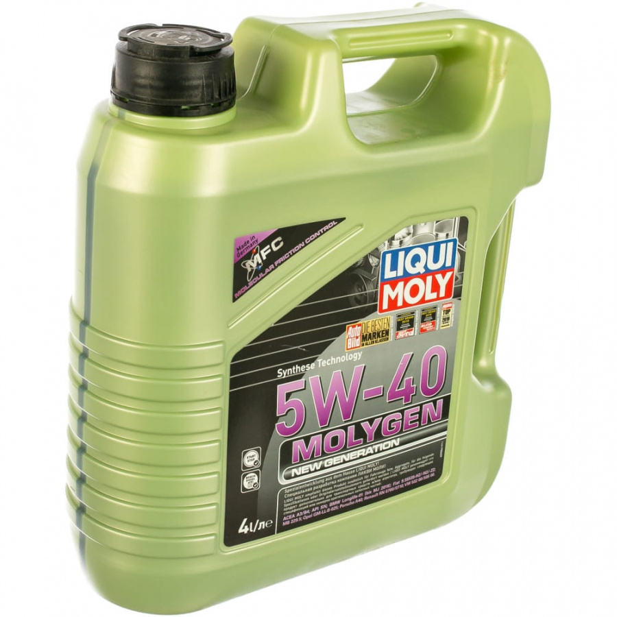 Синтетическое моторное масло LIQUI MOLY Molygen New Generation 5W-40 SN/CF;A3/B4