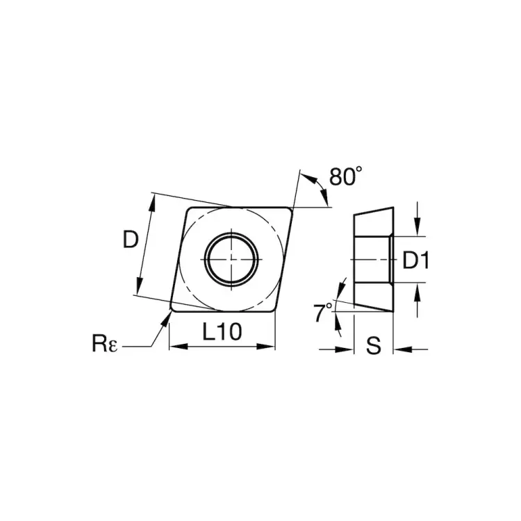 Токарная пластина NORGAU 020057632