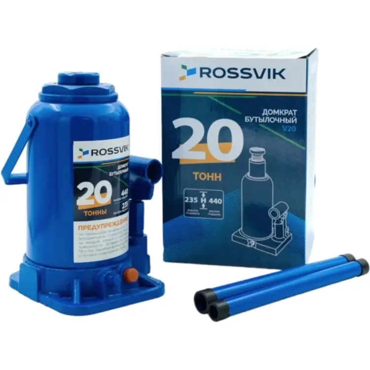 Бутылочный домкрат Rossvik V20