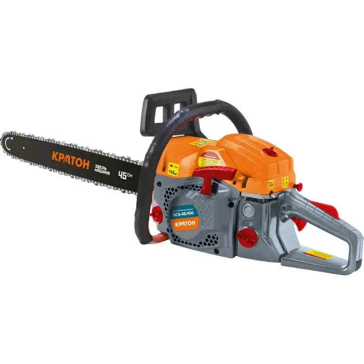 Бензиновая цепная пила Кратон Зверь машина GCS-45/450 3 14 02 019
