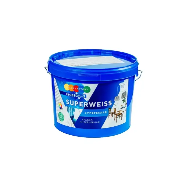 Краска ФАБРИКА ЦВЕТА ВД-АК-Project-3 SUPERWEISS ТД000003338 Краска ФАБРИКА ЦВЕТА ВД-АК-Project-3 SUPERWEISS ТД000003338