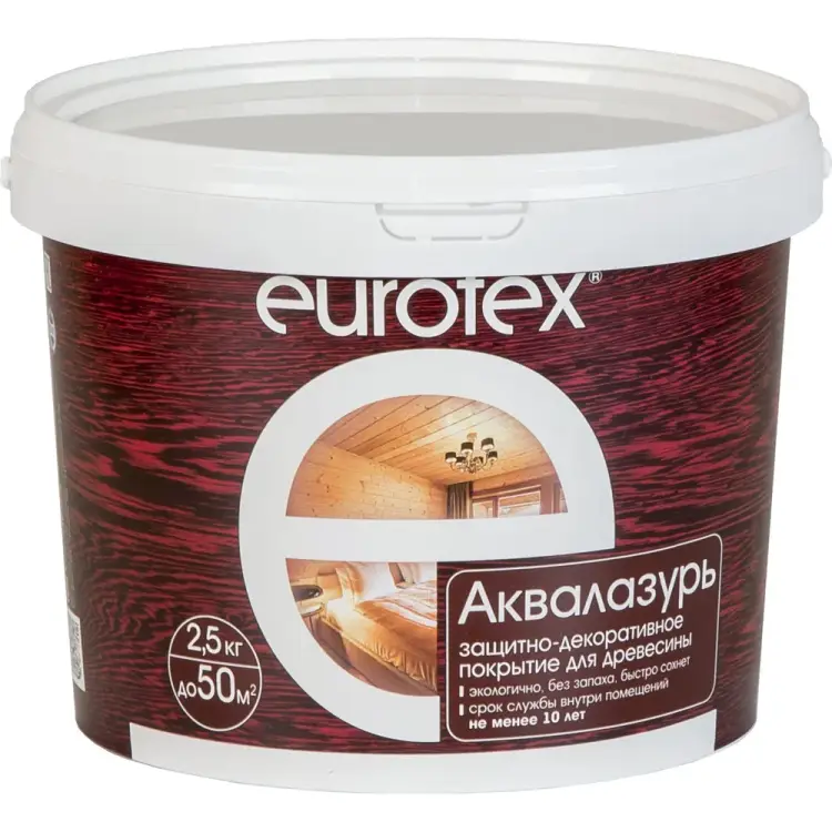 Защитно-декоративное покрытие для древесины Eurotex Eurotex 48782