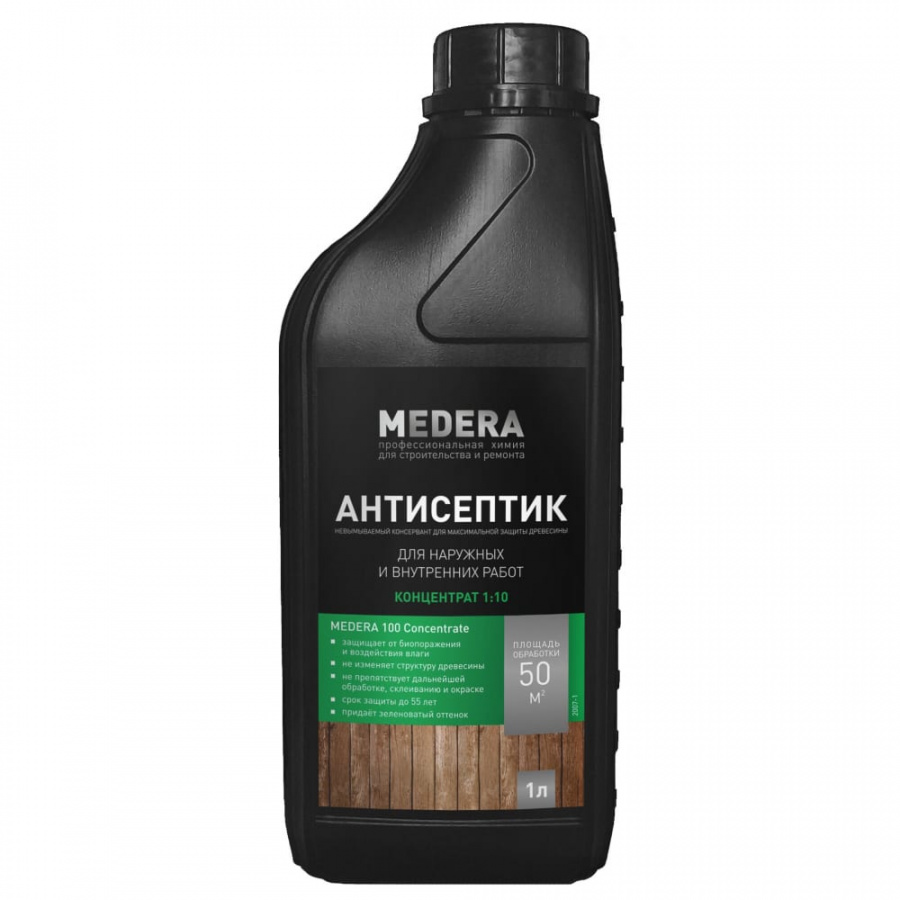 Антисептик для древесины MEDERA 100 Concentrate, Медера 100 Концентрат