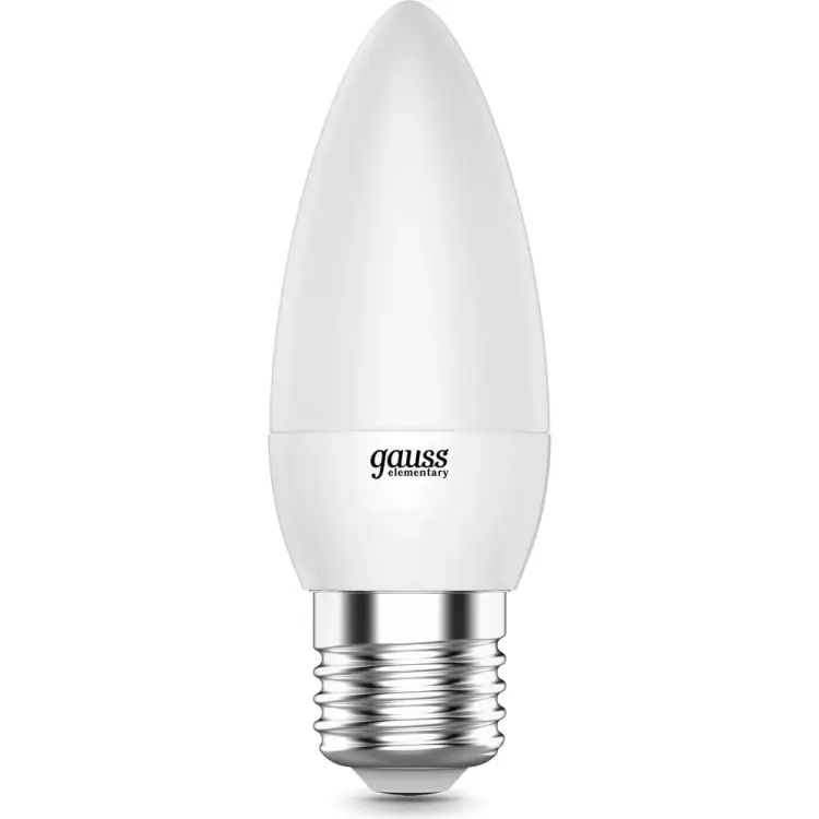 Лампа Gauss LED Elementary Candle 8W E27 4100K 33228