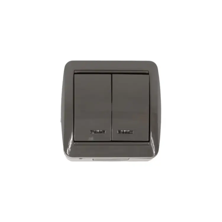 Двухклавишный выключатель TDM ELECTRIC Селигер SQ1818-0104