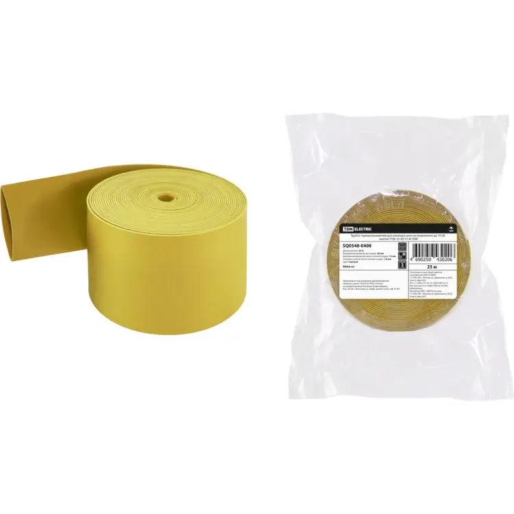 Термоусаживаемая трубка для изоляции шин TDM ELECTRIC ТТШ-10-30/12-Ж SQ0548-0408