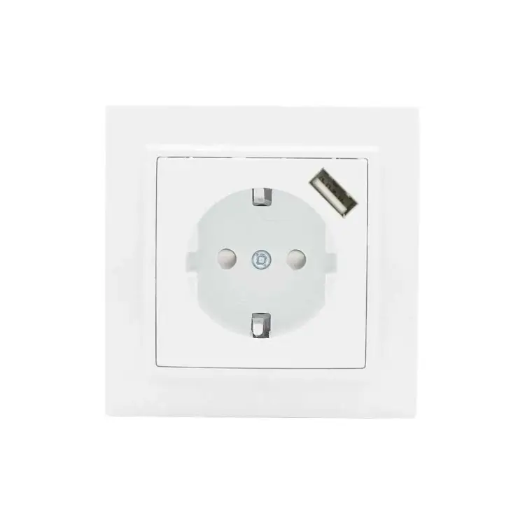 Одноместная розетка EKF Минск ERR16-028-100-USB