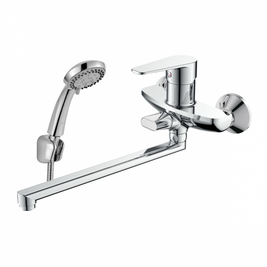 Универсальный одноручный смеситель для ванны decoroom DR72043
